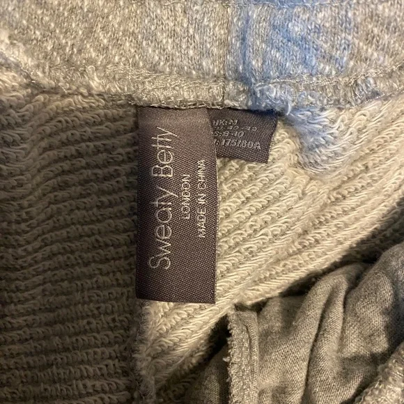 Sweaty Betty Nestle Up Sweat Set 1/4 Zip Pullover Taper Trouser Grey $228 - Picture 13 of 13